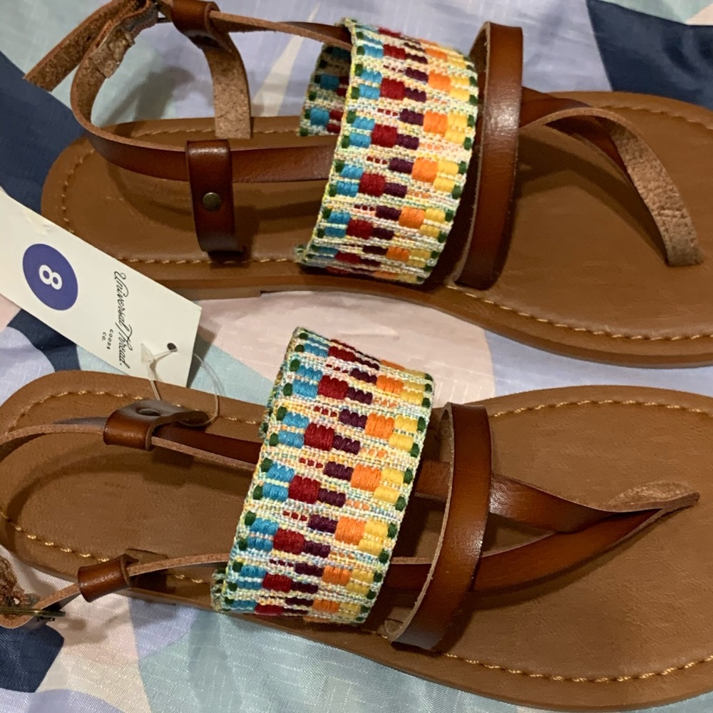Universal Thread Brown Senora Sandal - Picture 2 of 4